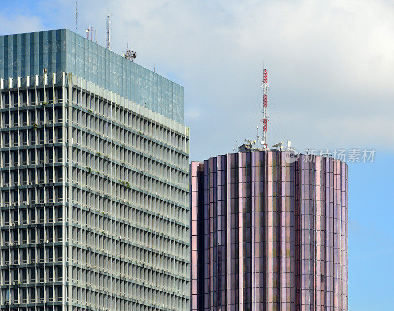农业部，CAISTAB大楼(Postel 2001 tower to the right)，阿比让，科特迪瓦